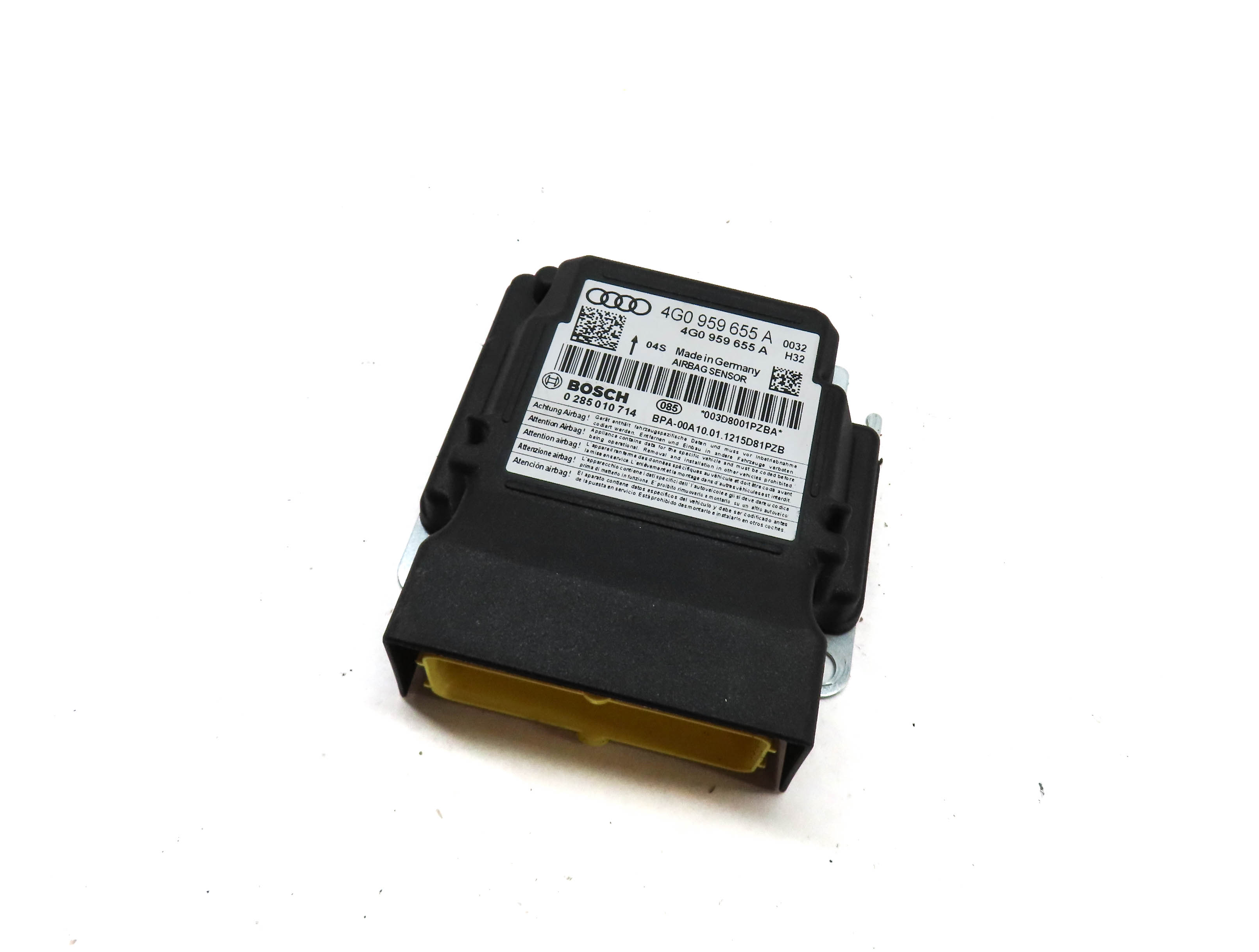 2012-2015 AUDI A6 A7 S6 S7 RS7 (C7) SRS BAG CONTROL MODULE — exact item pictured
